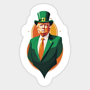 The Donald Saint Patrick's day Sticker